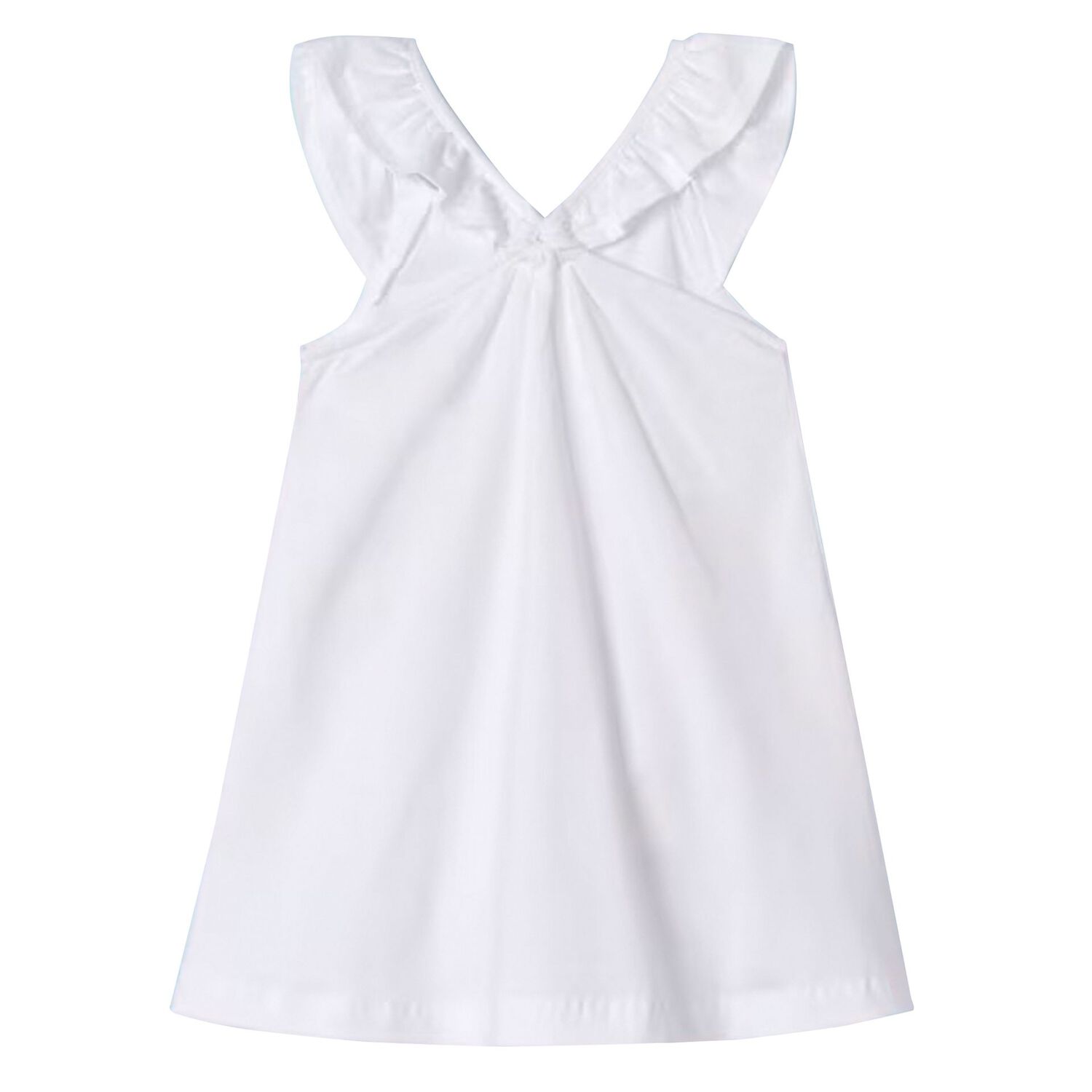 Girls White Animals Dress, 3, hi-res image number null