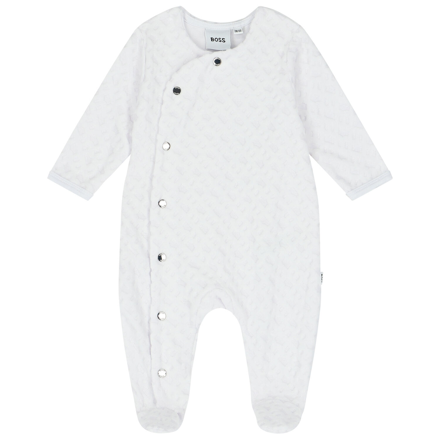 White Logo Babygrow Gift Set, 1, hi-res