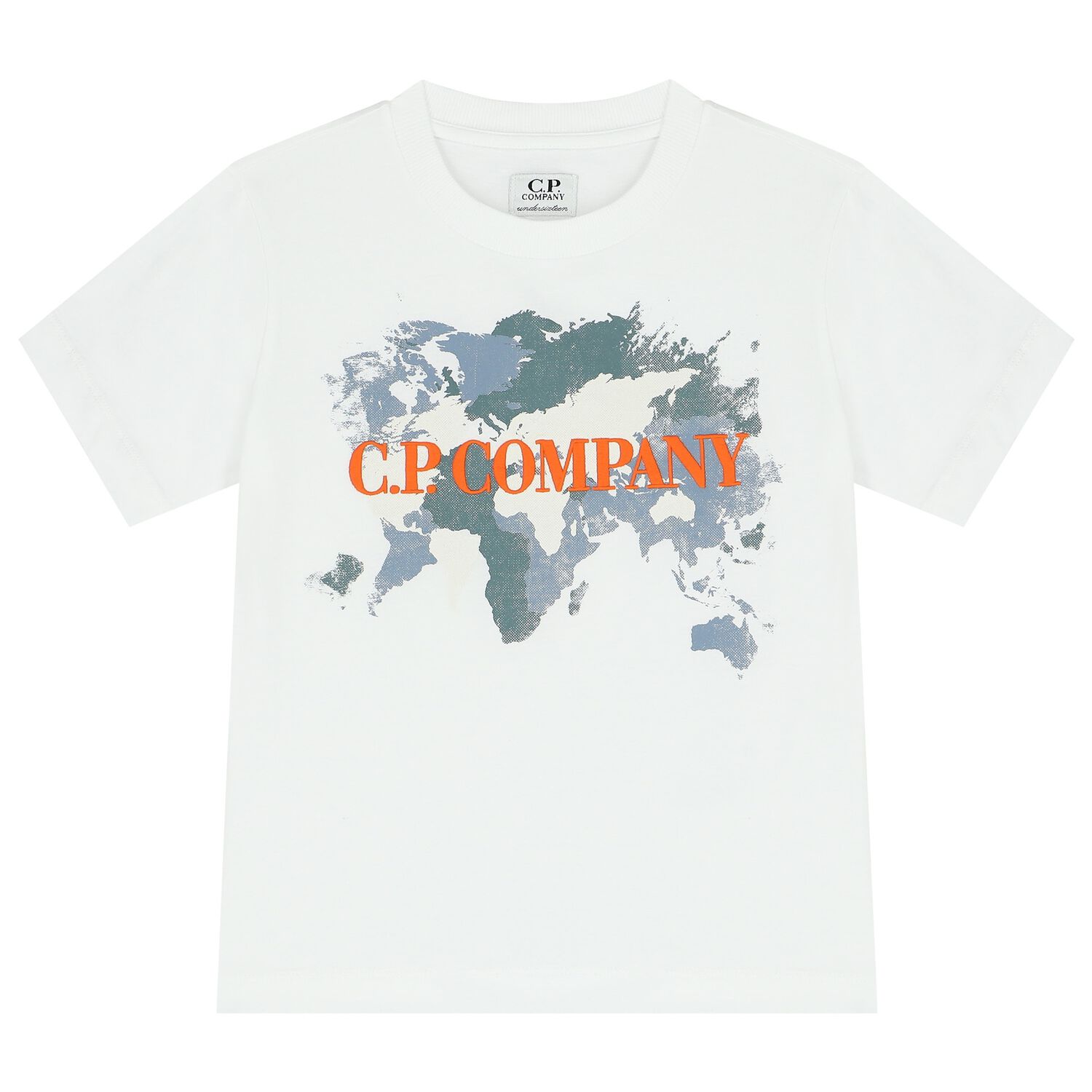 Boys White Logo T-Shirt, 1, hi-res