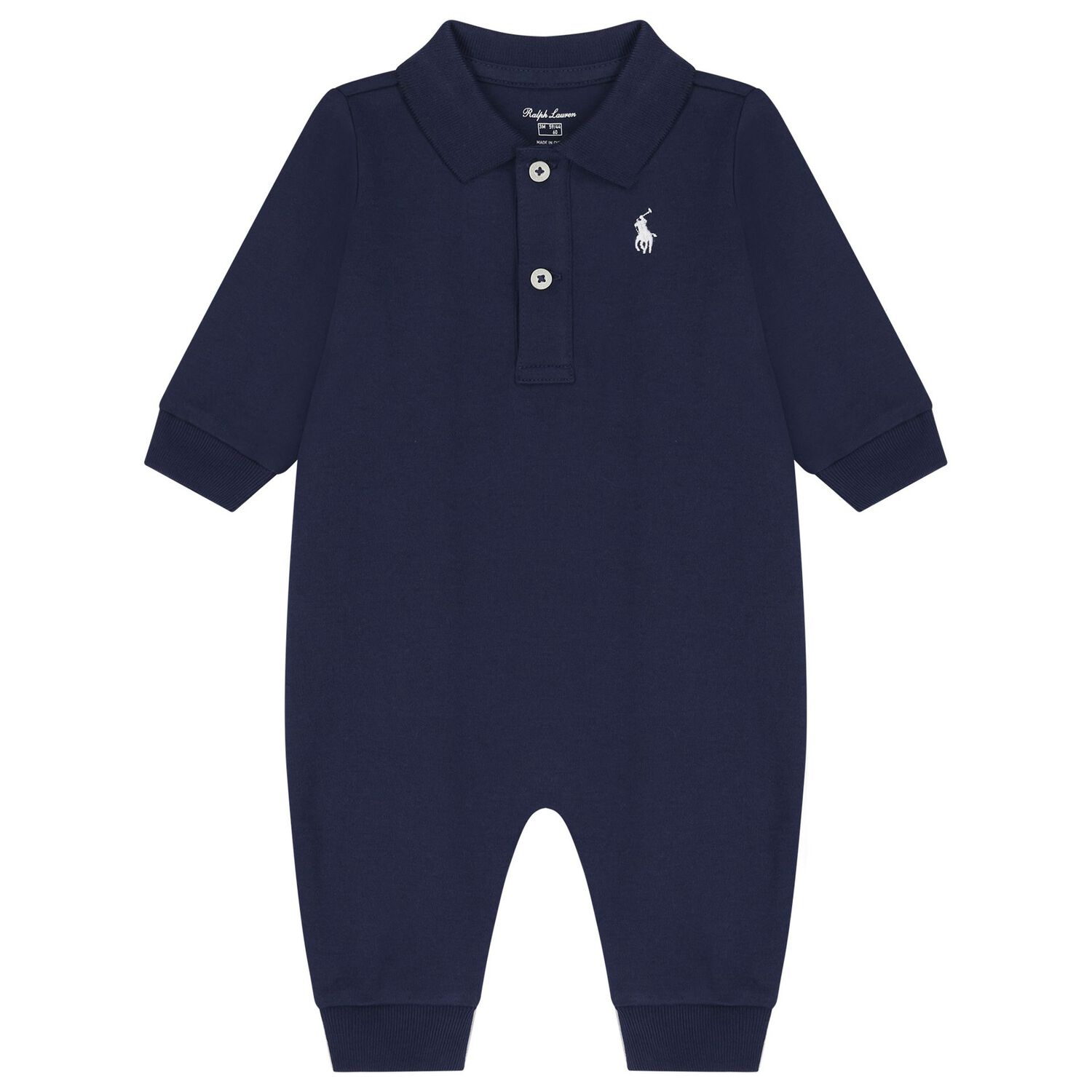 Baby Boys Ivory & Navy Blue Babygrow Gift Set, 1, hi-res