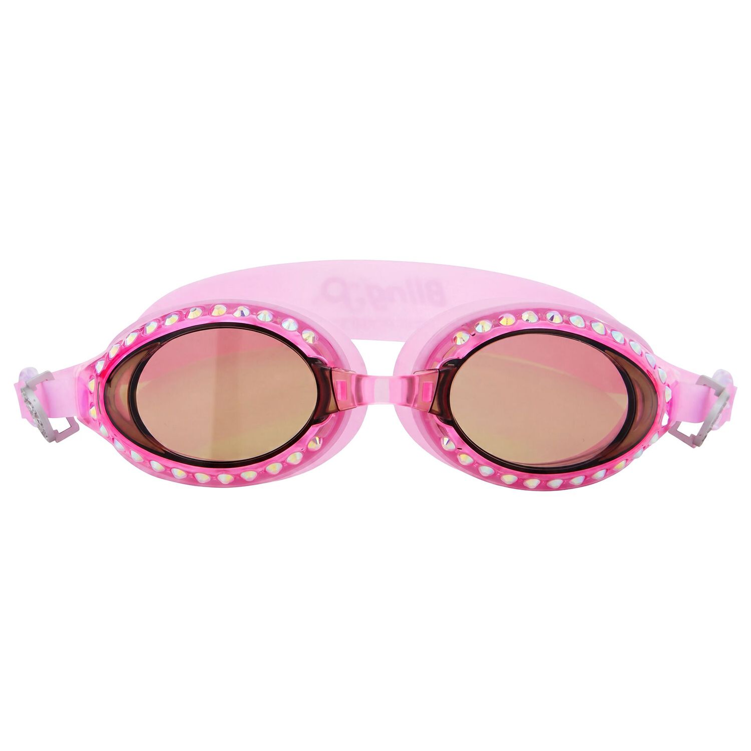Girls Pink Swimming Goggles, 1, hi-res