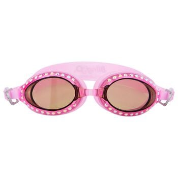 Girls Pink Swimming Goggles
