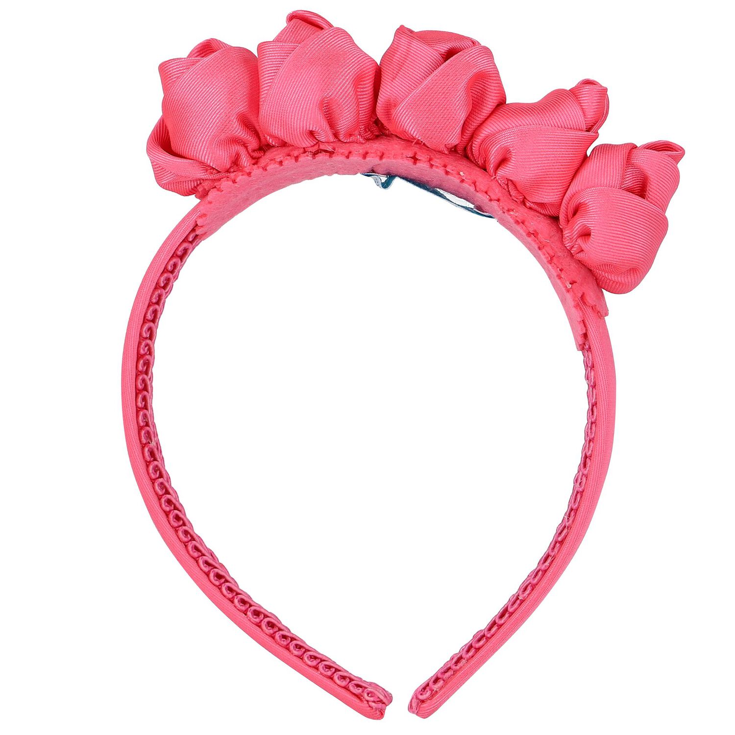 Girls Pink Floral Headband, 1, hi-res image number null