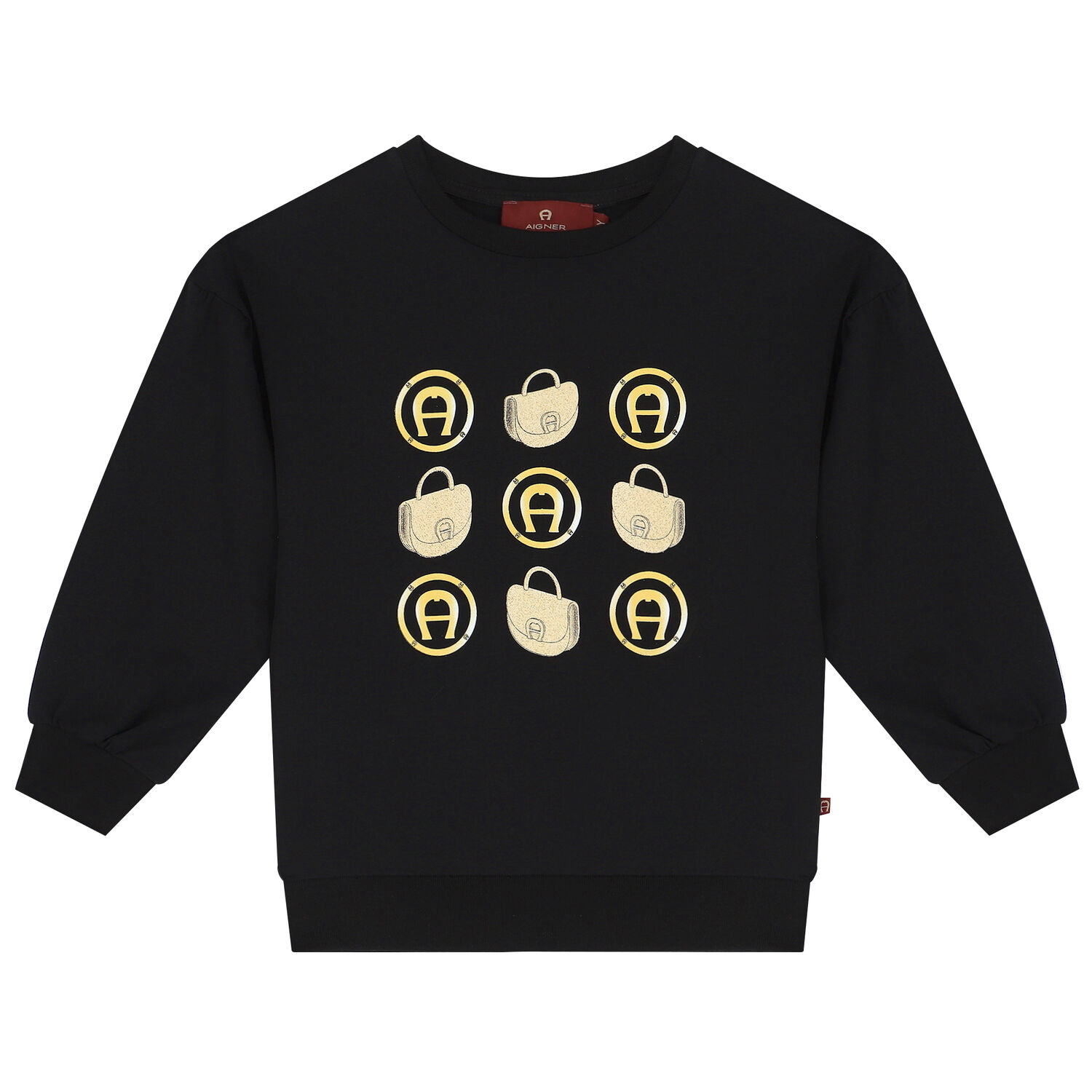 Girls Black Logo Tracksuit, 1, hi-res