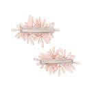 Girls Pink Lily Rose Hair Clip, 2, hi-res