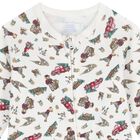 Baby Boys Ivory Polo Bear Babygrow, 1, hi-res