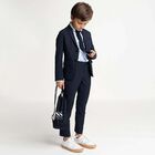 Boys Navy Blue Suit, 1, hi-res