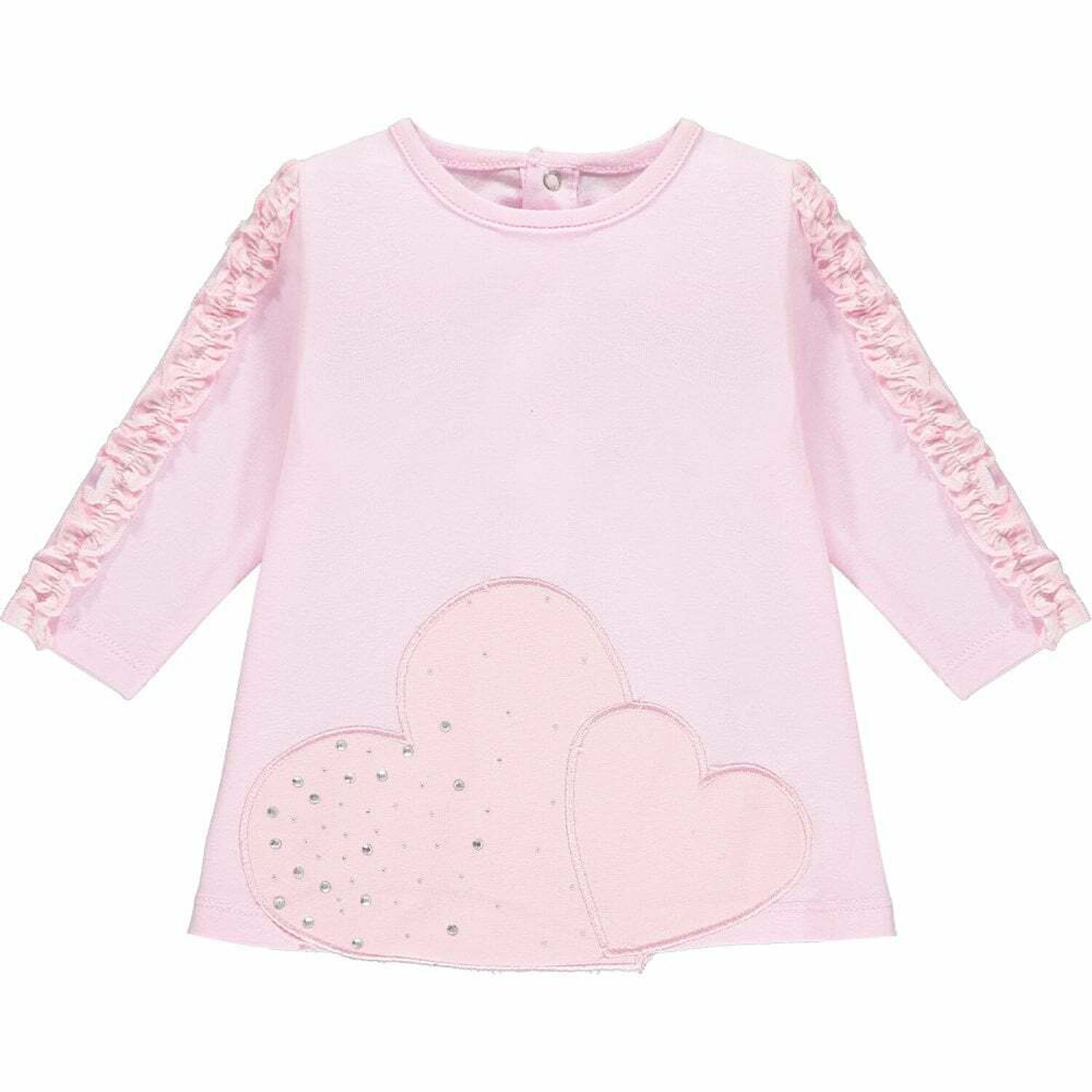 Younger Girls Pink Heart Leggings Set, 1, hi-res