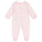 Baby Girls Pink & Ivory Barocco Babygrow Gift Set, 2, hi-res