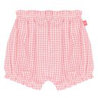 Younger Girls White & Pink Shorts Set, 1, hi-res