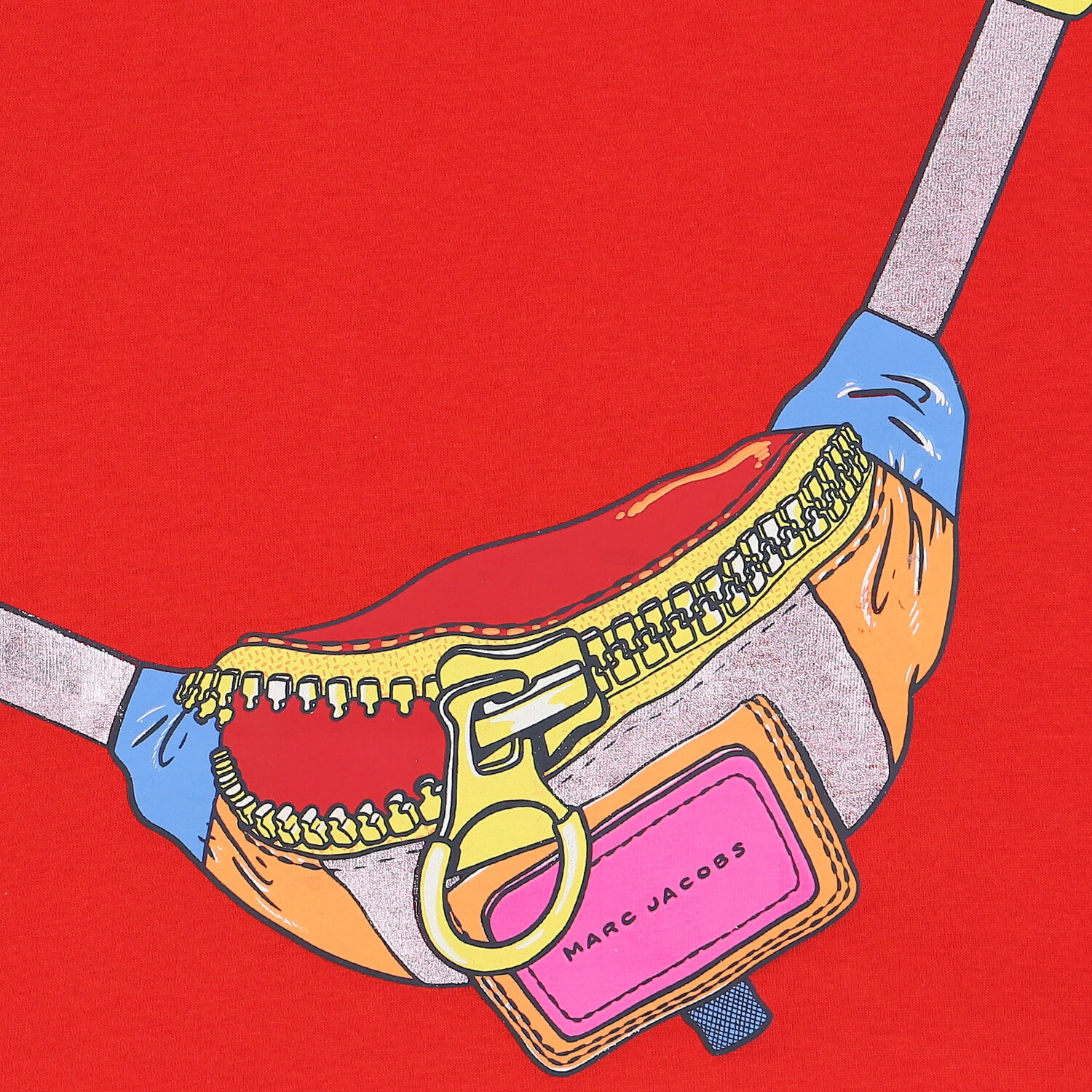 Girls Red Crossbody Bag T-Shirt, 1, hi-res