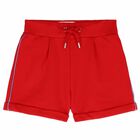 Girls Red Shorts, 1, hi-res