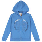 Boys Blue Logo Tracksuit, 1, hi-res