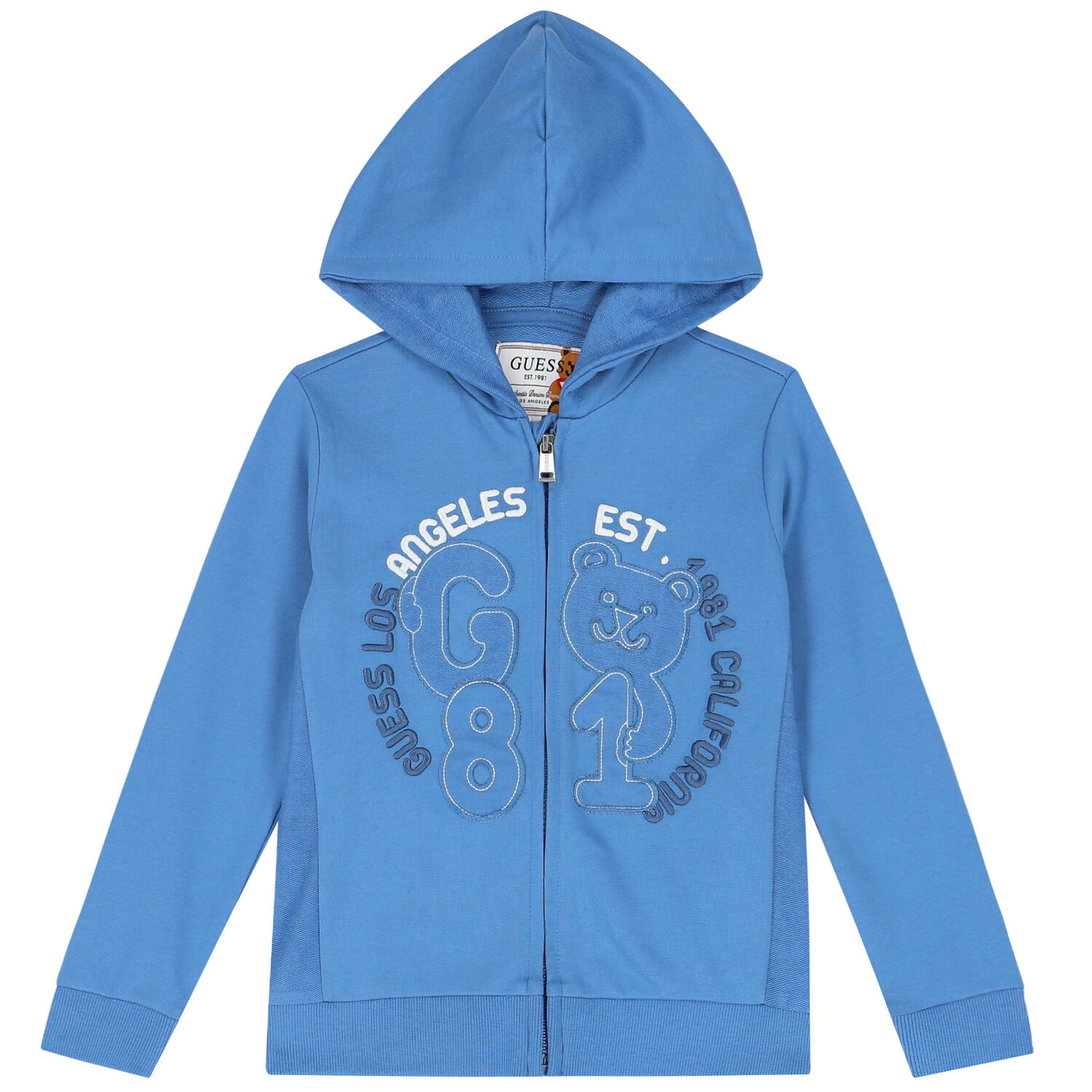 Boys Blue Logo Tracksuit, 1, hi-res