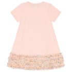 Girls Pink Bag Sequin Dress, 3, hi-res