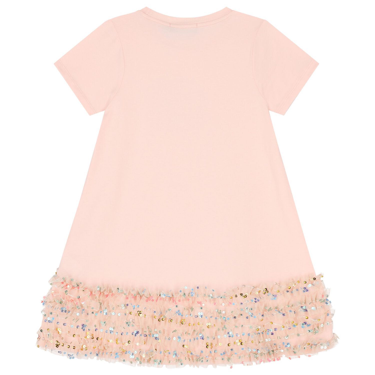 Girls Pink Bag Sequin Dress, 3, hi-res image number null