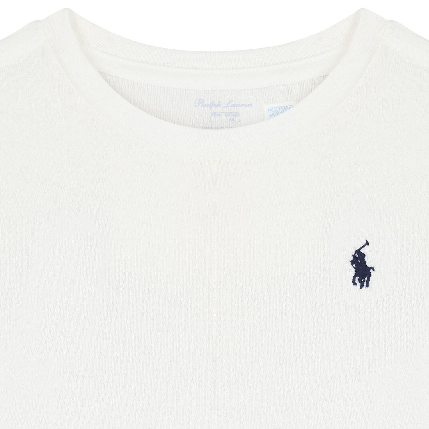 Baby Boys White Logo T-Shirt, 1, hi-res
