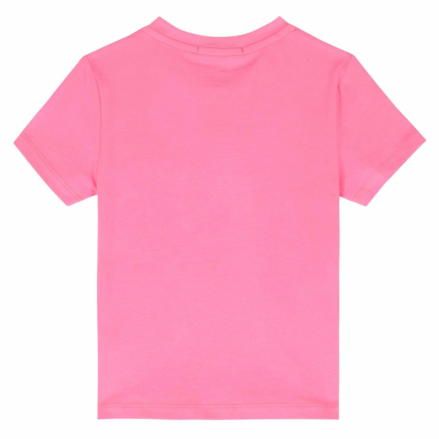 Girls Pink Logo T-Shirt, 3, hi-res image number null