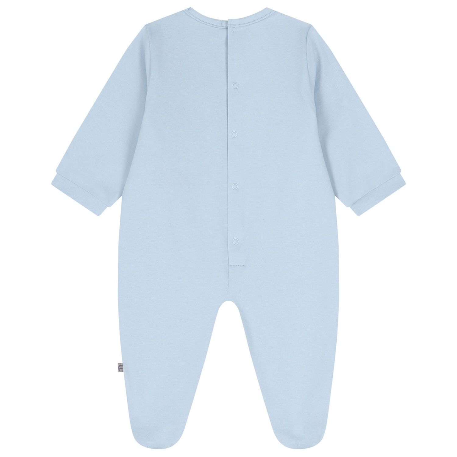 Baby Boys Blue Logo Babygrow, 2, hi-res