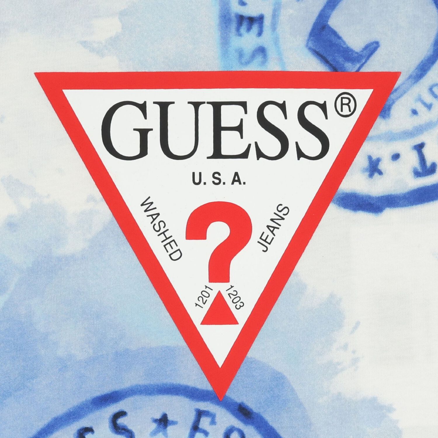 Boys White & Blue Logo T-Shirt, 1, hi-res