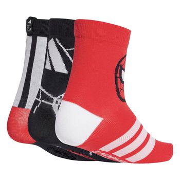 Boys Red & Black Spider Man Socks ( 3- Pack )