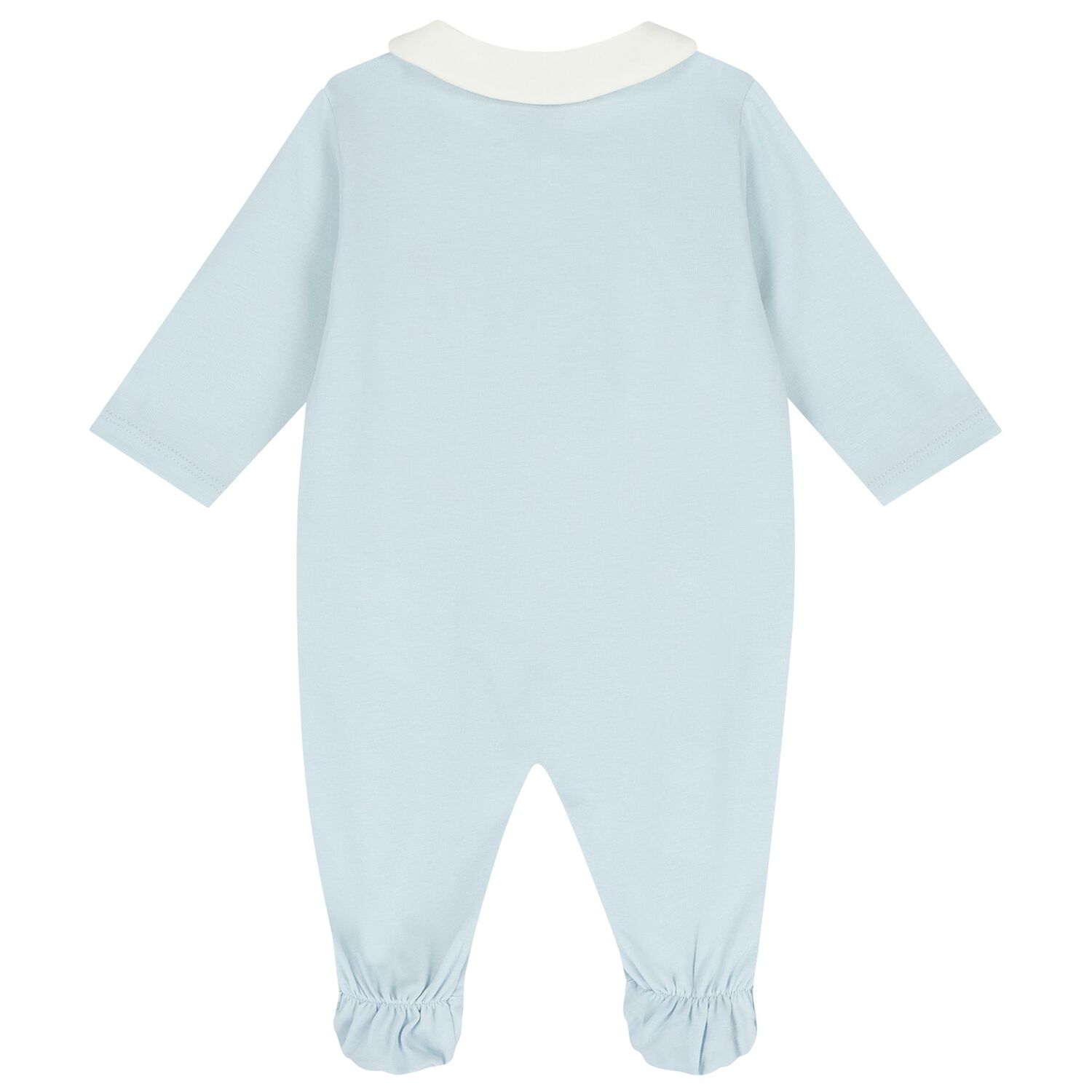 Baby Boys Blue & Ivory Logo Babygrow Gift Set , 2, hi-res
