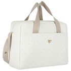 Ivory & Beige Stars Baby Changing Bag, 1, hi-res