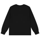 Boys Black Logo Long Sleeve, 1, hi-res