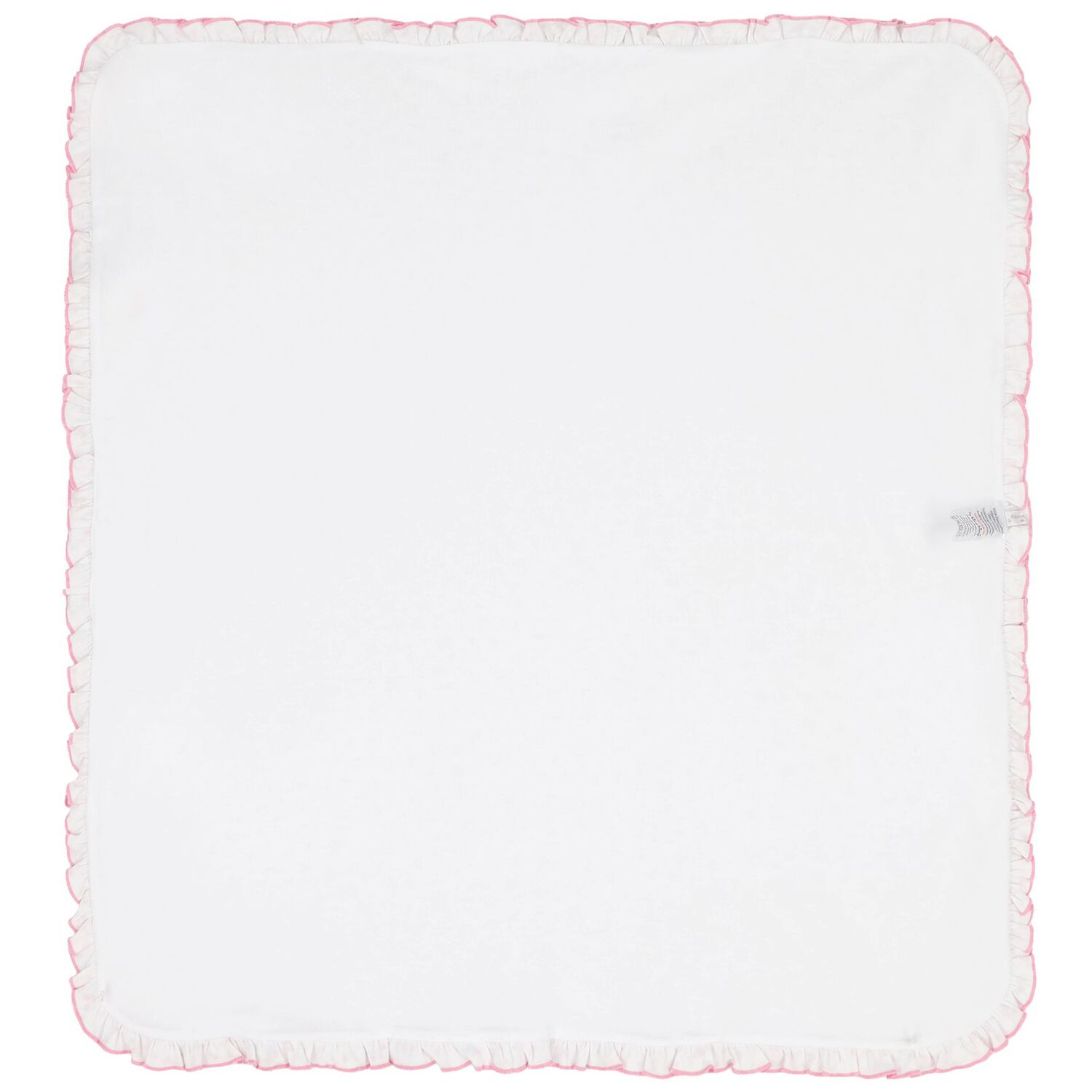 Baby Girls White & Pink Rose Renaissance Blanket, 1, hi-res