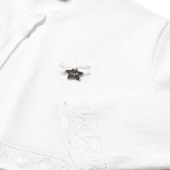 Younger Girls White Cardigan
