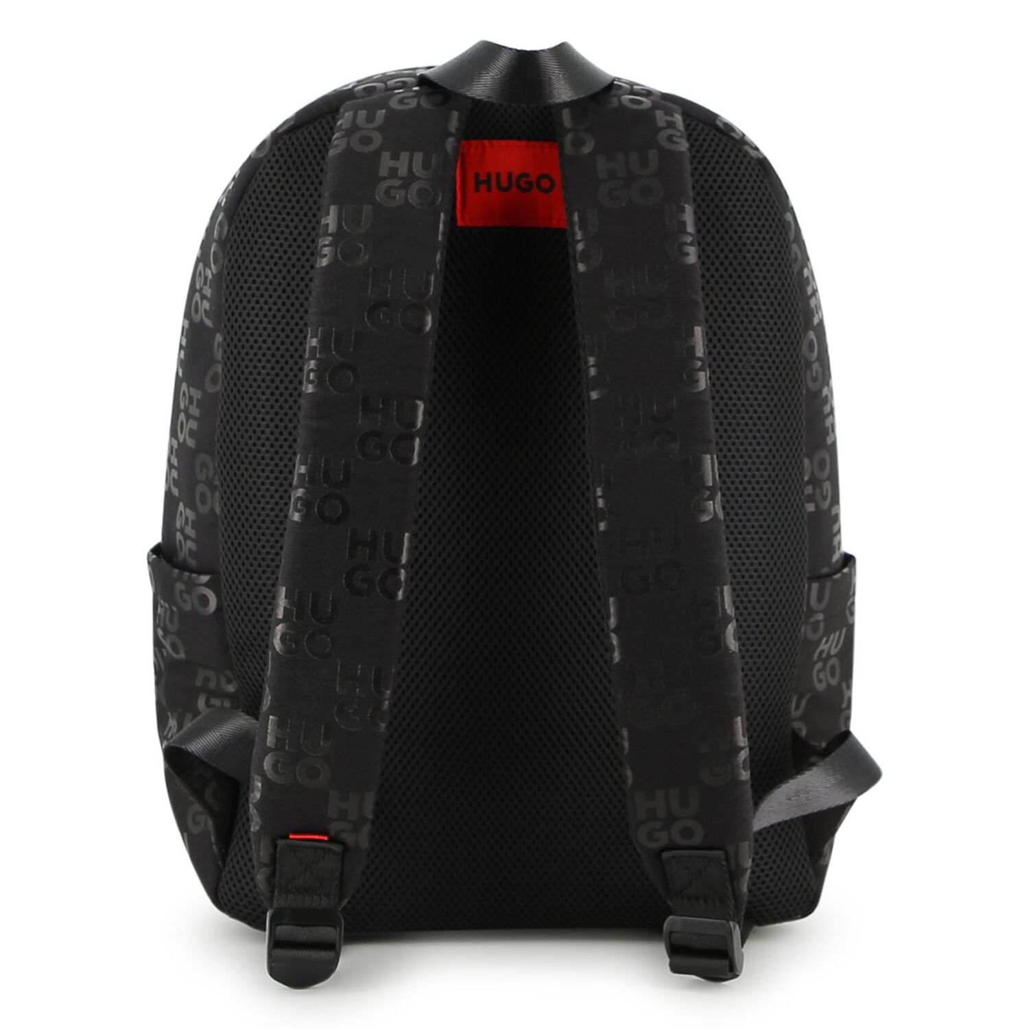 Black Logo Backpack, 1, hi-res