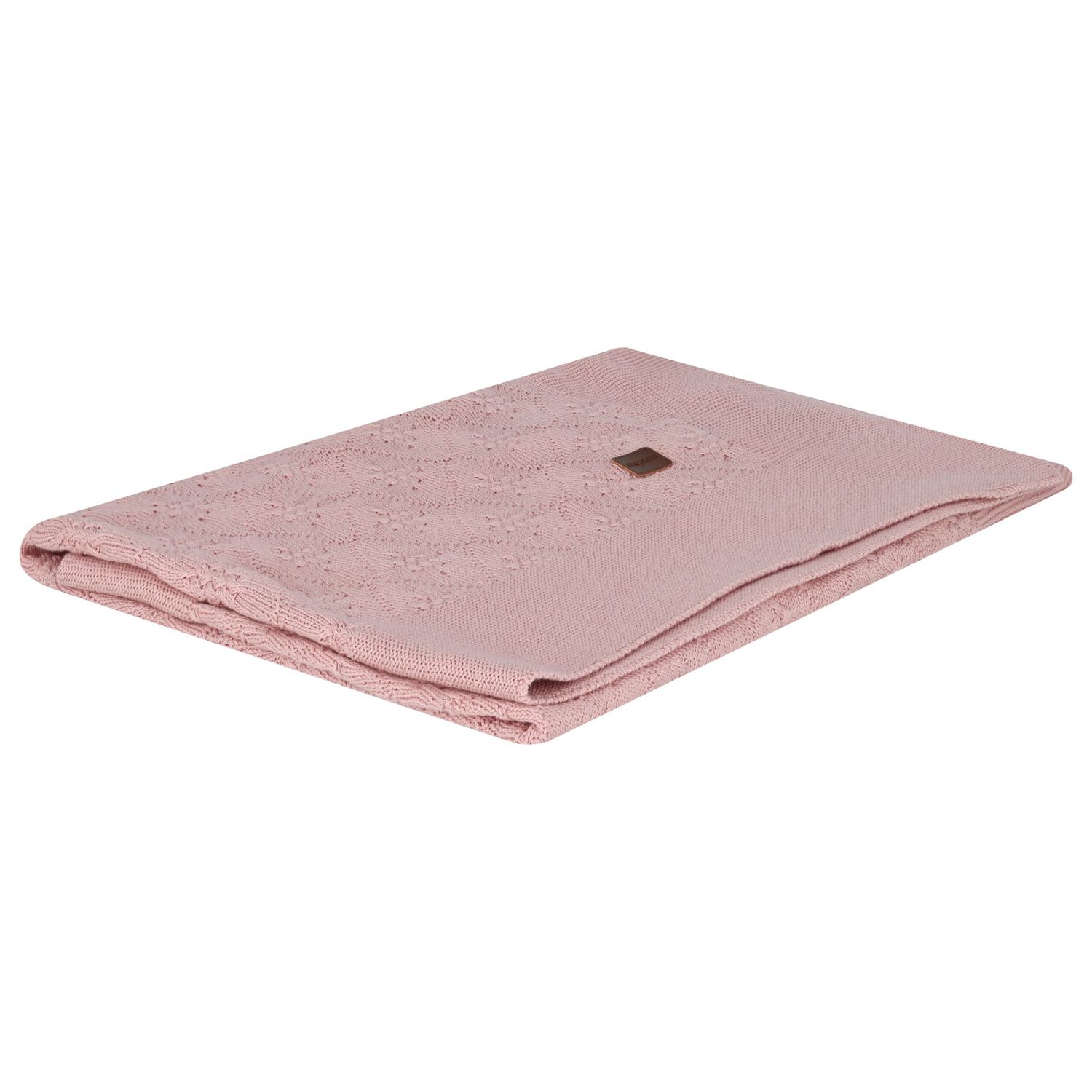 Baby Girls Pink Knitted Blanket, 2, hi-res image number null