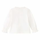 Younger Girls Ivory Ballerina Top, 1, hi-res
