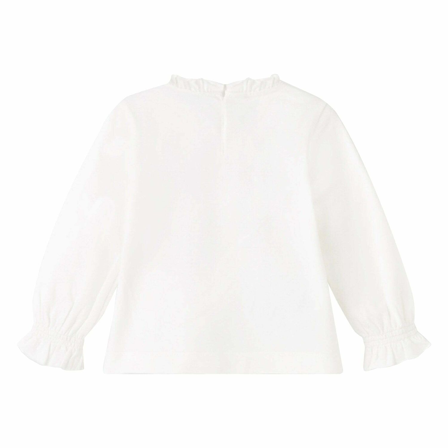 Younger Girls Ivory Ballerina Top, 1, hi-res
