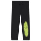 Boys Black Logo Joggers, 1, hi-res