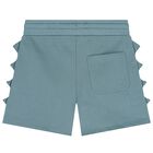 Boys Blue Spike Shorts, 1, hi-res
