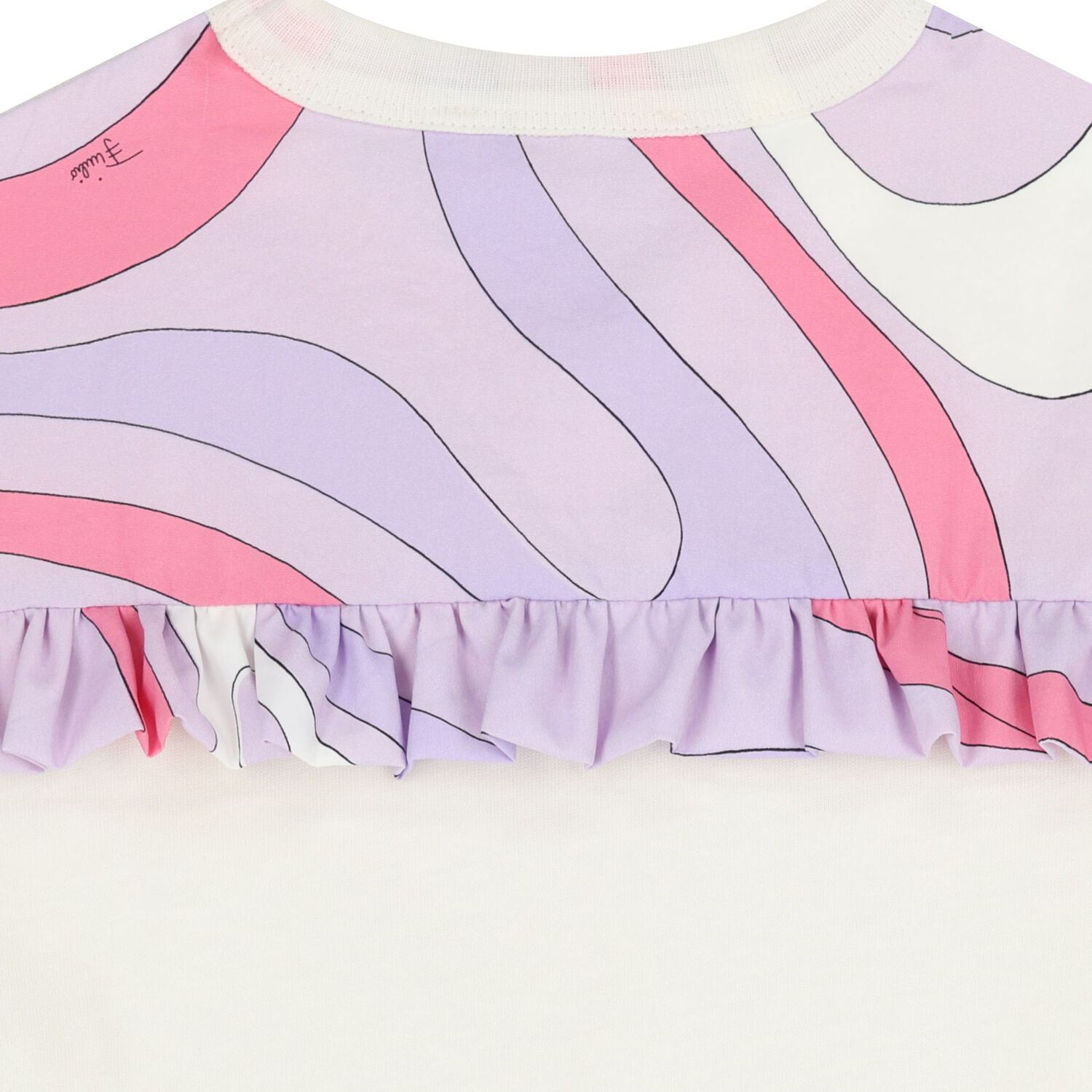 Girls Ivory Logo T-Shirt, 1, hi-res