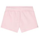 Girls Pink Logo Shorts, 1, hi-res