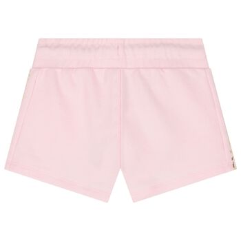 Girls Pink Logo Shorts