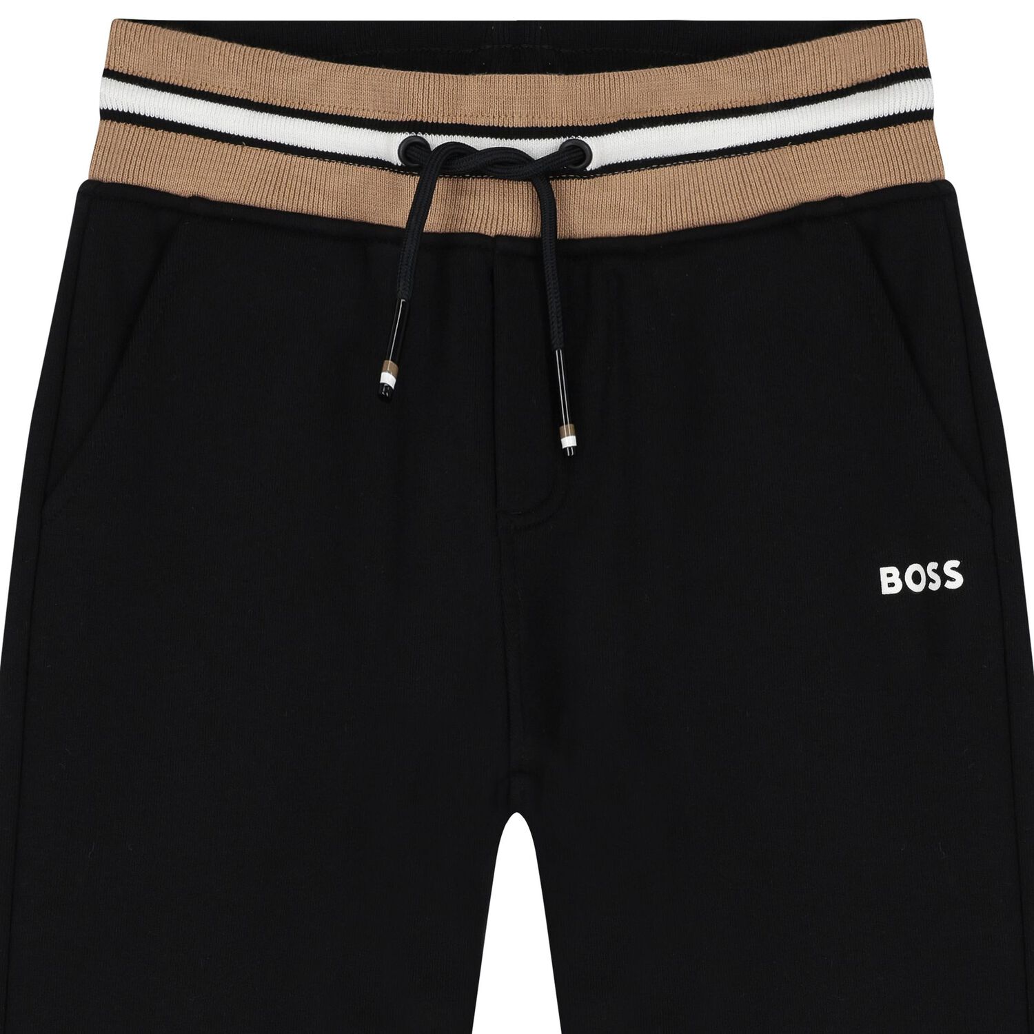Boys Black Logo Joggers, 1, hi-res image number null