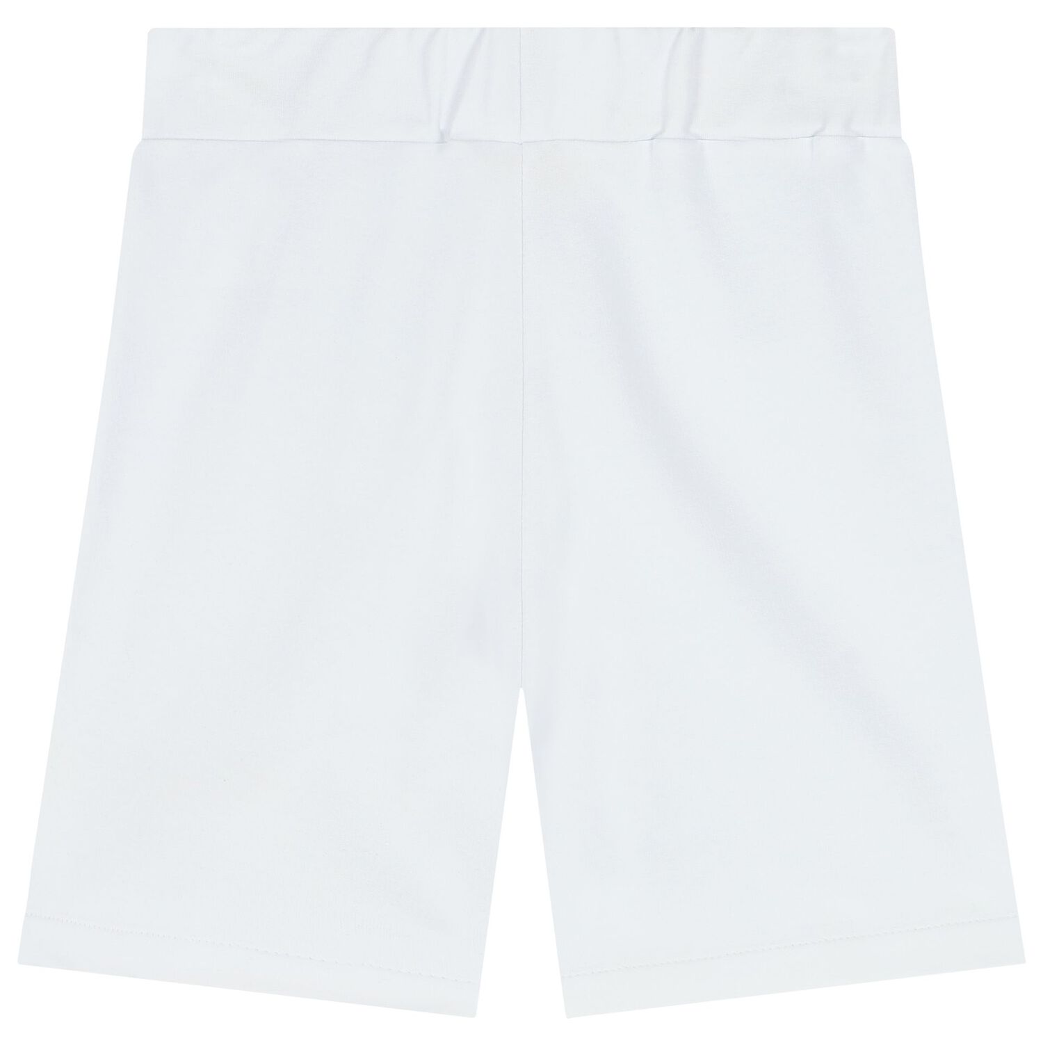 Boys White Logo Shorts Set, 1, hi-res