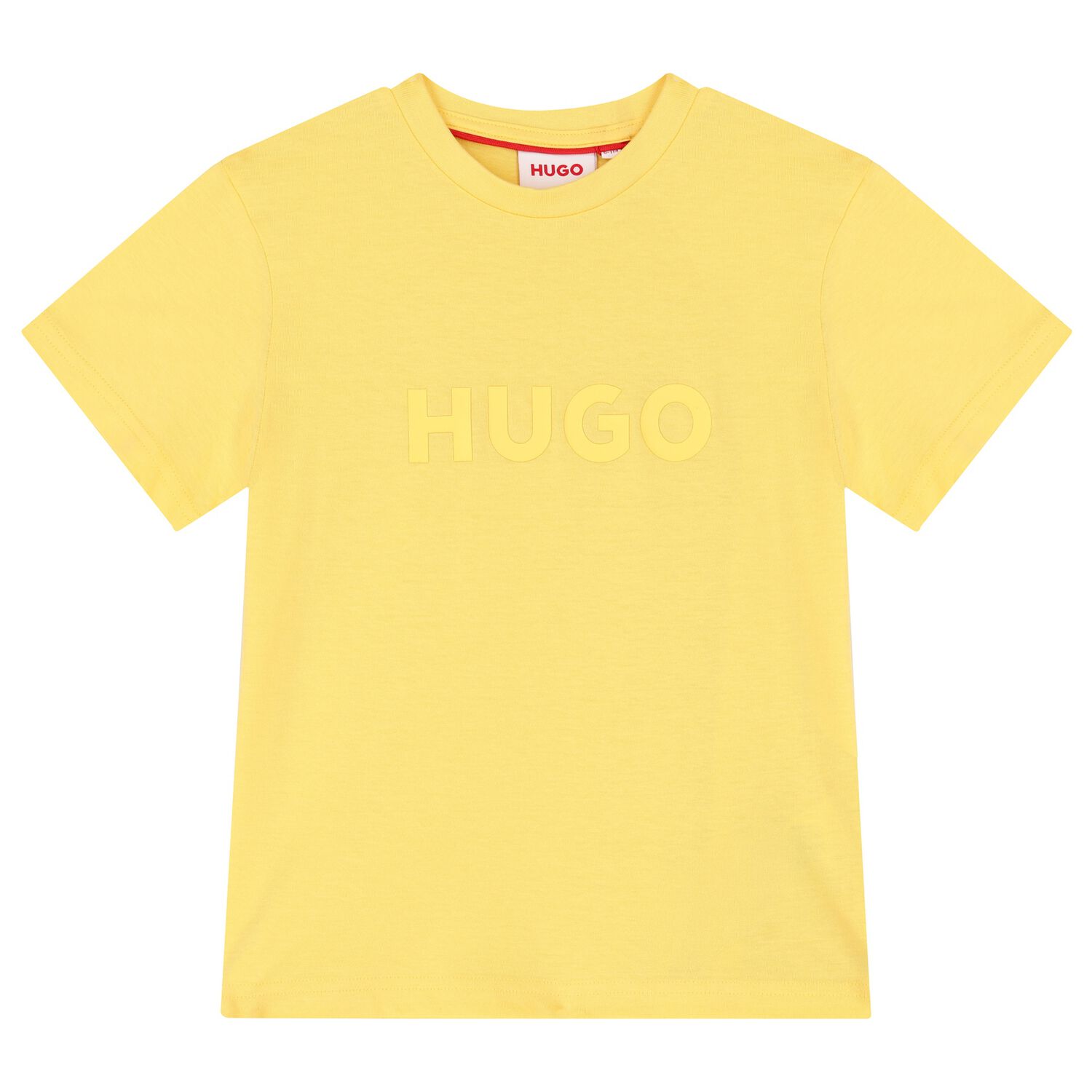 Boys Yellow Logo T-Shirt, 4, hi-res