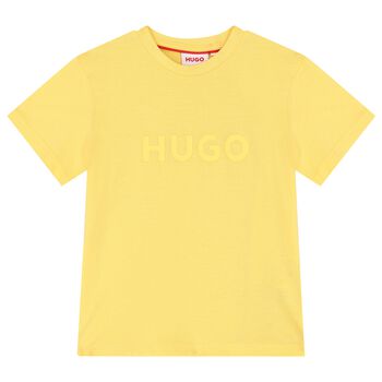 Boys Yellow Logo T-Shirt