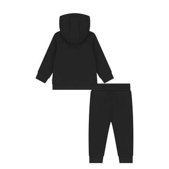 Younger Boys Black Logo Tracksuit