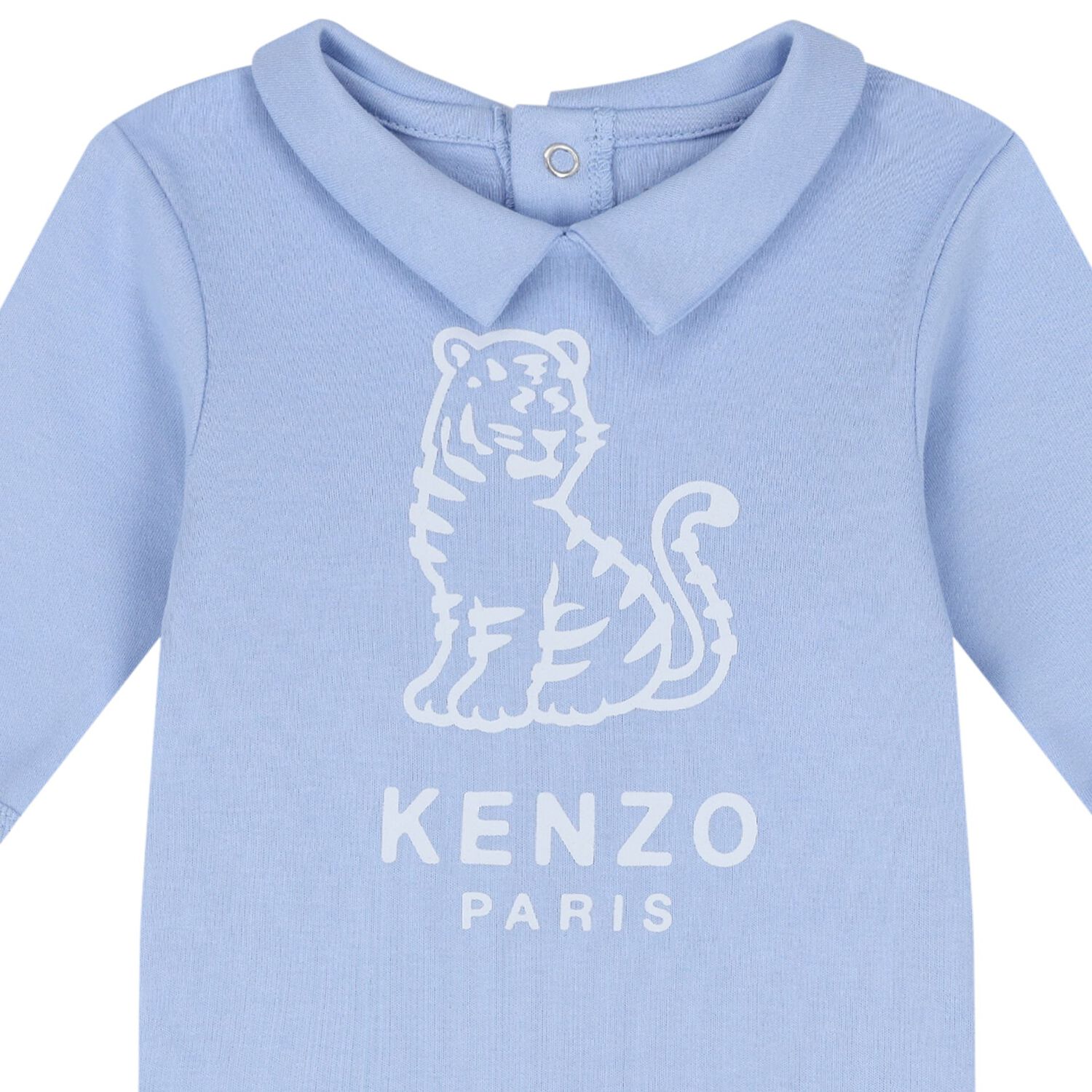 Blue Tiger Logo Babygrows ( 2 Pack ), 2, hi-res