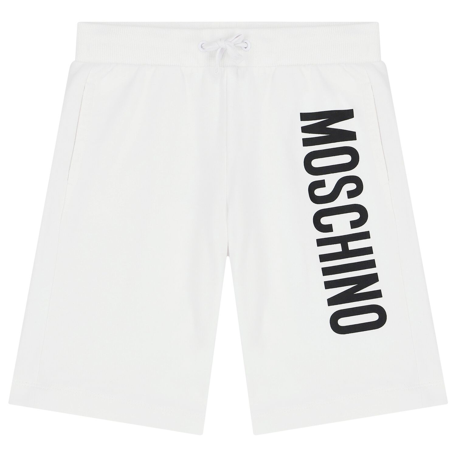 Boys White Logo Shorts, 1, hi-res image number null