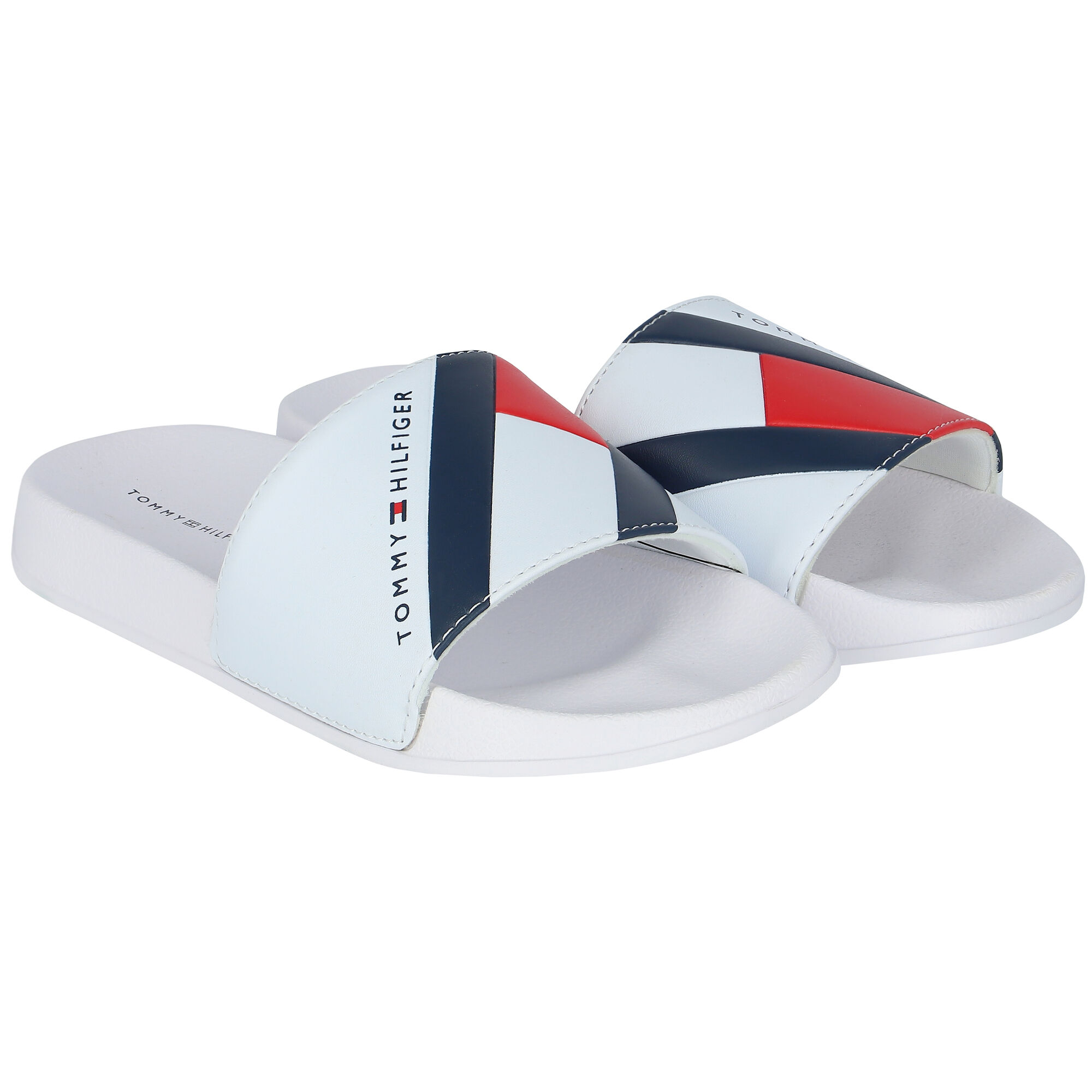 Kids tommy hilfiger sliders hot sale
