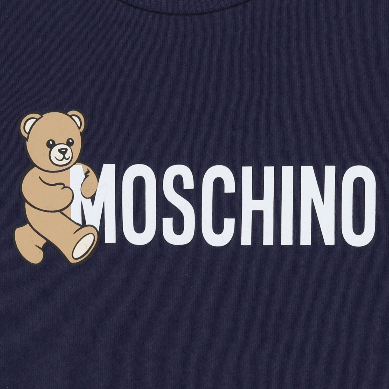 Younger Navy Blue Teddy Bear Logo T-Shirt, 5, hi-res image number null