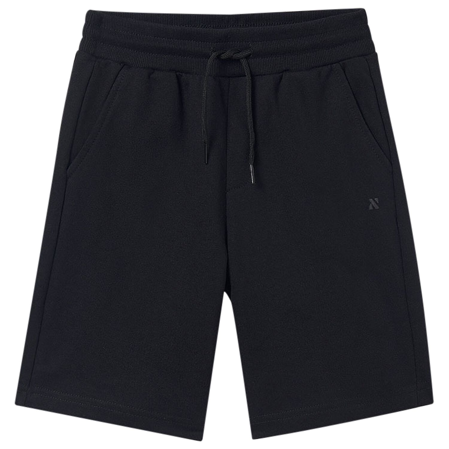 Boys Black Shorts, 2, hi-res