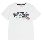 Boys White & Grey Shorts Set, 1, hi-res